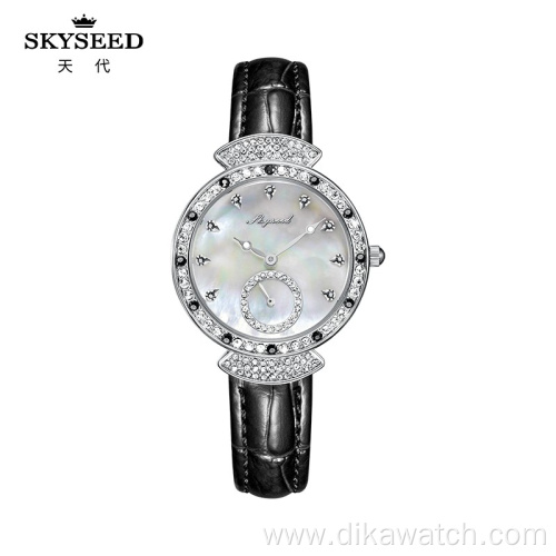 SKYSEED watch ladies watch with diamond waterproof quartz